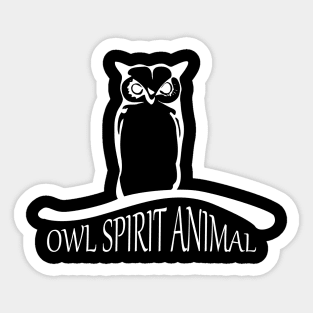 Owl spirit animal Sticker